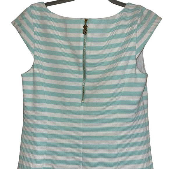Lilly Pulitzer Lana Cap Sleeve Engineer Striped Dress Size Medium - Picture 10 of 13